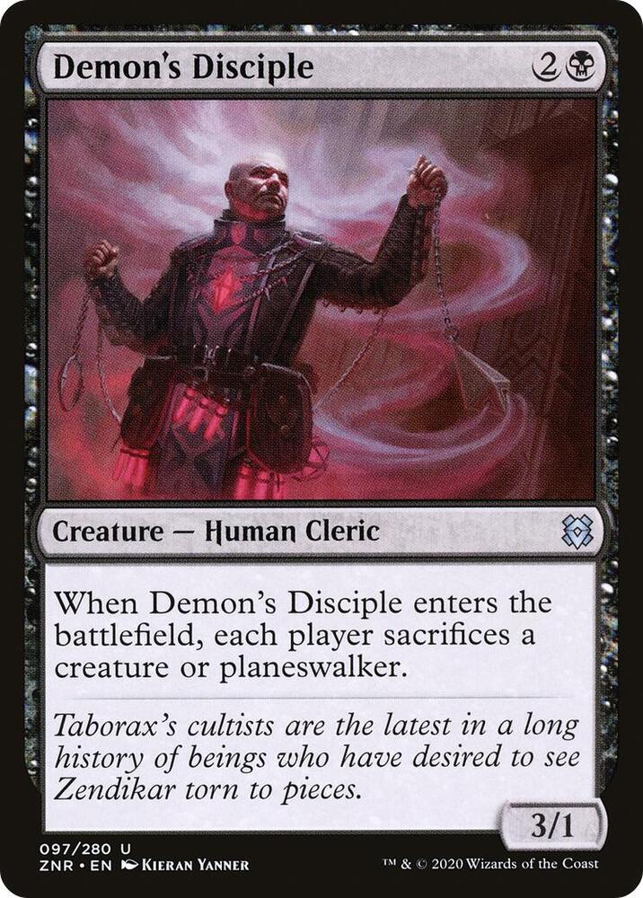 Demon's Disciple 97/280 (Zendikar Rising)  - Foil | Good Games Adelaide SA