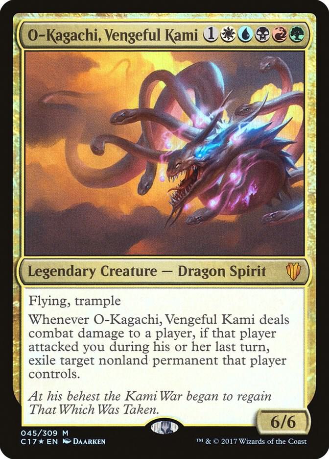 O-Kagachi, Vengeful Kami 45 (Commander 2017)  - Foil | Good Games Adelaide SA
