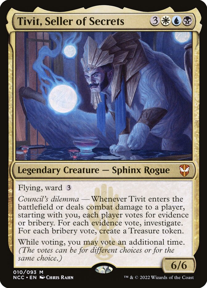 Tivit, Seller of Secrets 10 (Commander: Streets of New Capenna)  - Foil | Good Games Adelaide SA