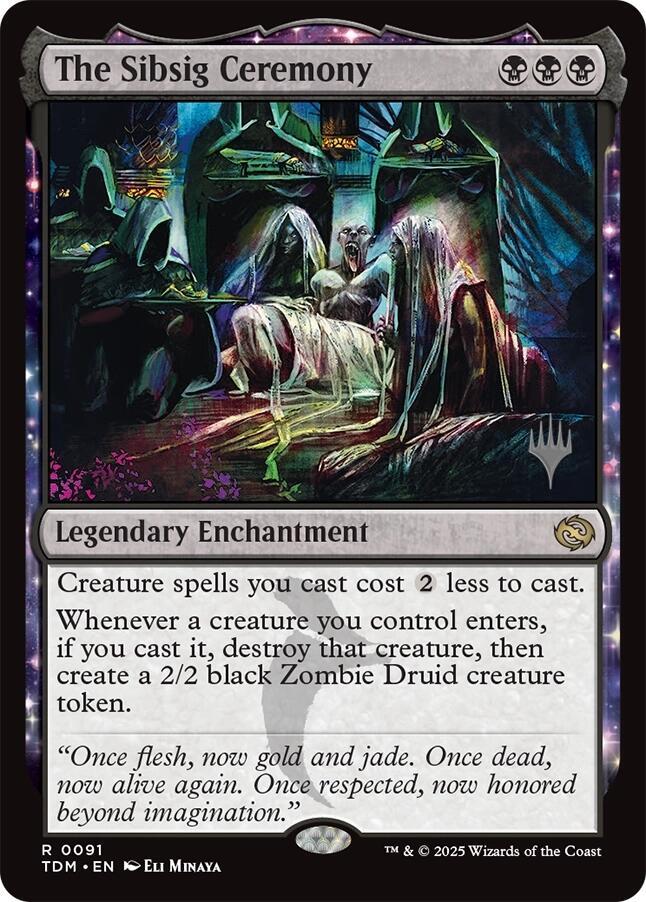 The Sibsig Ceremony 91 (Promo Pack: Tarkir: Dragonstorm)  - Foil | Good Games Adelaide SA