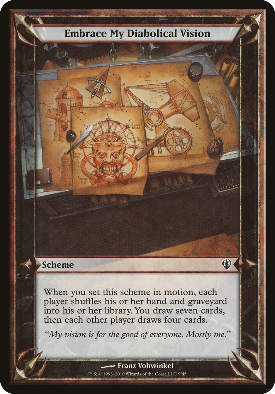 Embrace My Diabolical Vision  (Oversize Cards)  | Good Games Adelaide SA