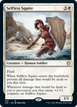 Selfless Squire 103 (Commander 2021)  | Good Games Adelaide SA