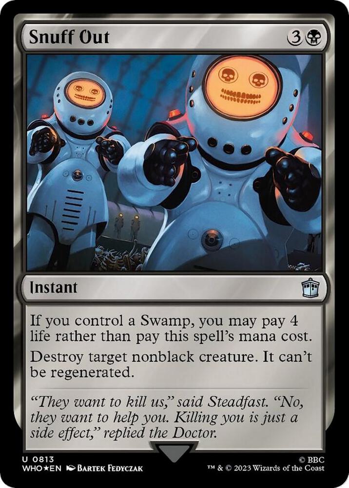 Snuff Out 813 (Universes Beyond: Doctor Who)  - Foil | Good Games Adelaide SA