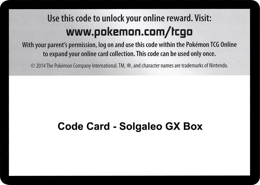 Code Card Solgaleo GX Box  (SM - Celestial Storm)  | Good Games Adelaide SA
