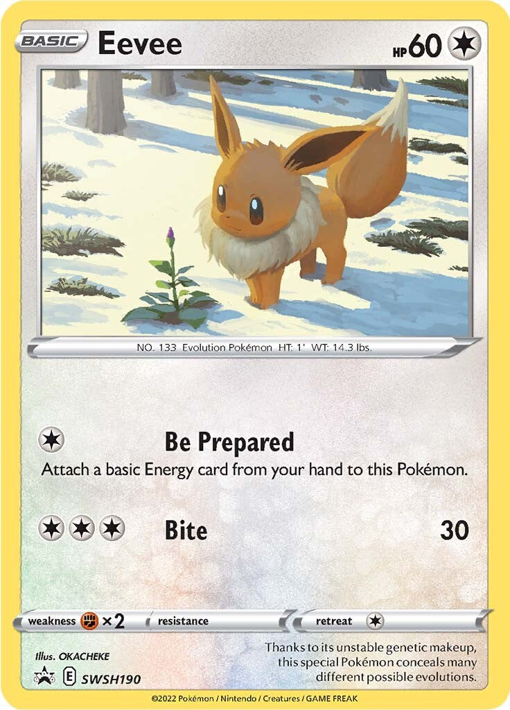 Eevee (SWSH190) [Sword & Shield: Black Star Promos] | Good Games Adelaide SA
