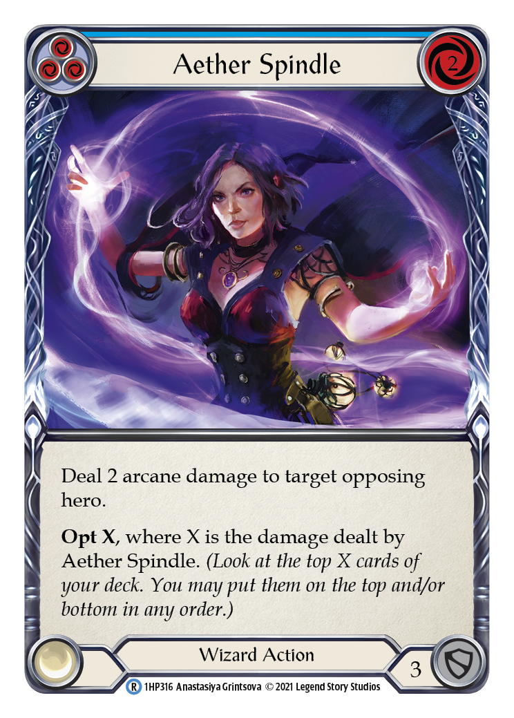 Aether Spindle (Blue) [1HP316] | Good Games Adelaide SA
