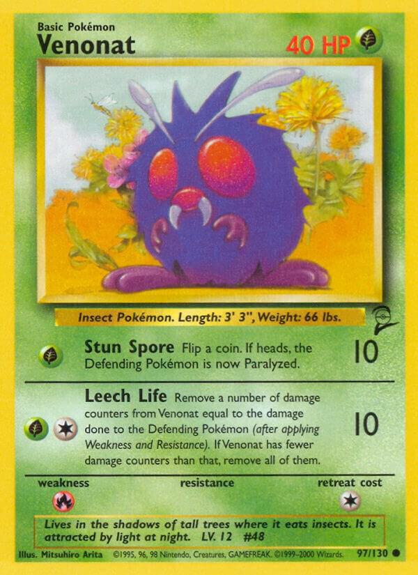Venonat 097/130 (Base Set 2)  | Good Games Adelaide SA