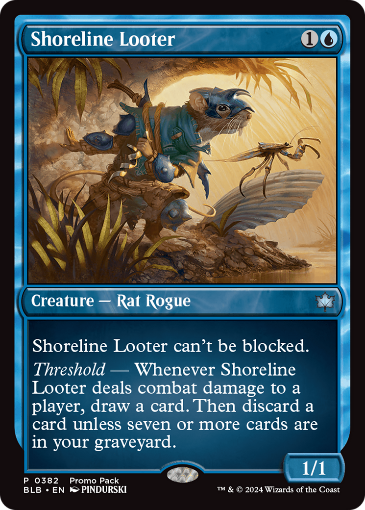 Shoreline Looter [Bloomburrow Promos] | Good Games Adelaide SA