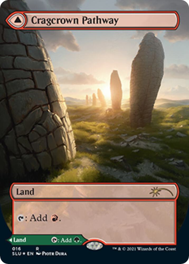 Cragcrown Pathway // Timbercrown Pathway 16/1 (Secret Lair Series)  - Borderless Foil | Good Games Adelaide SA