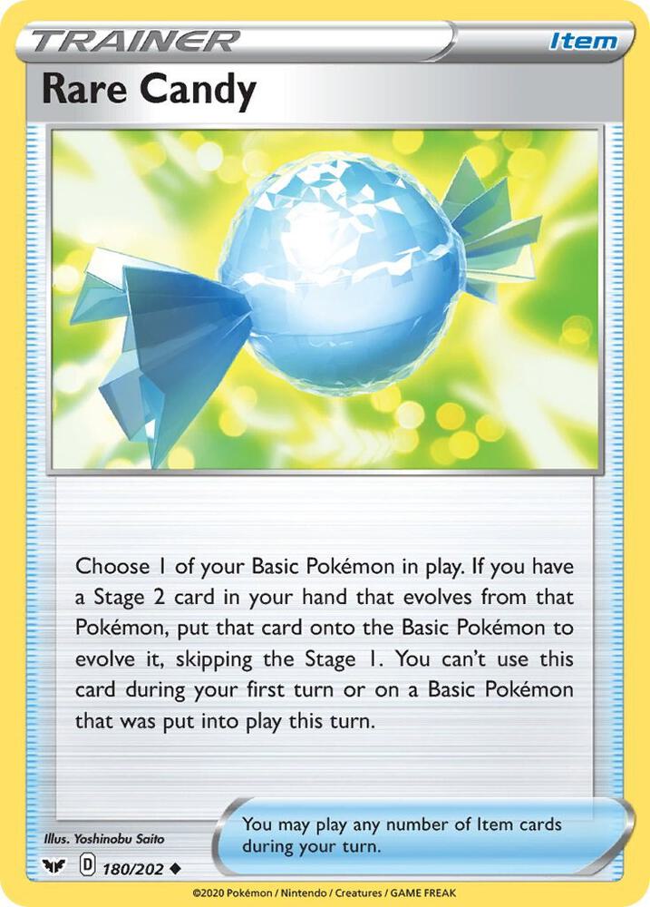 Rare Candy 180/202 (SWSH01: Sword & Shield Base Set)  | Good Games Adelaide SA
