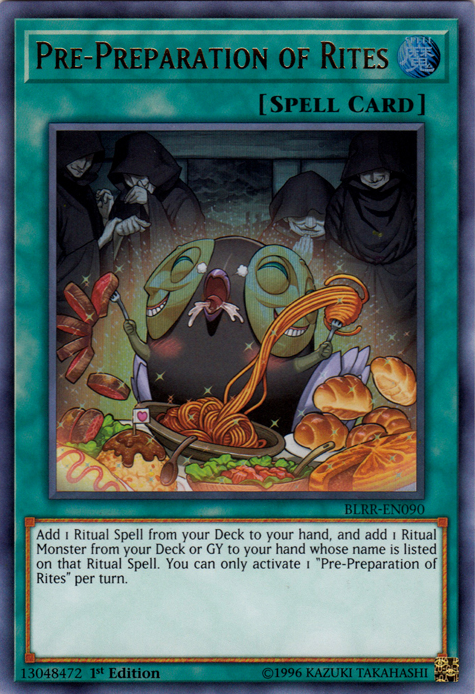 Pre-Preparation of Rites [BLRR-EN090] Ultra Rare | Good Games Adelaide SA