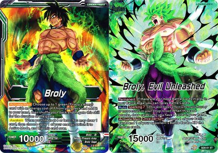 Broly // Broly, Evil Unleashed (Starter Deck Exclusive) [SD8-01] | Good Games Adelaide SA