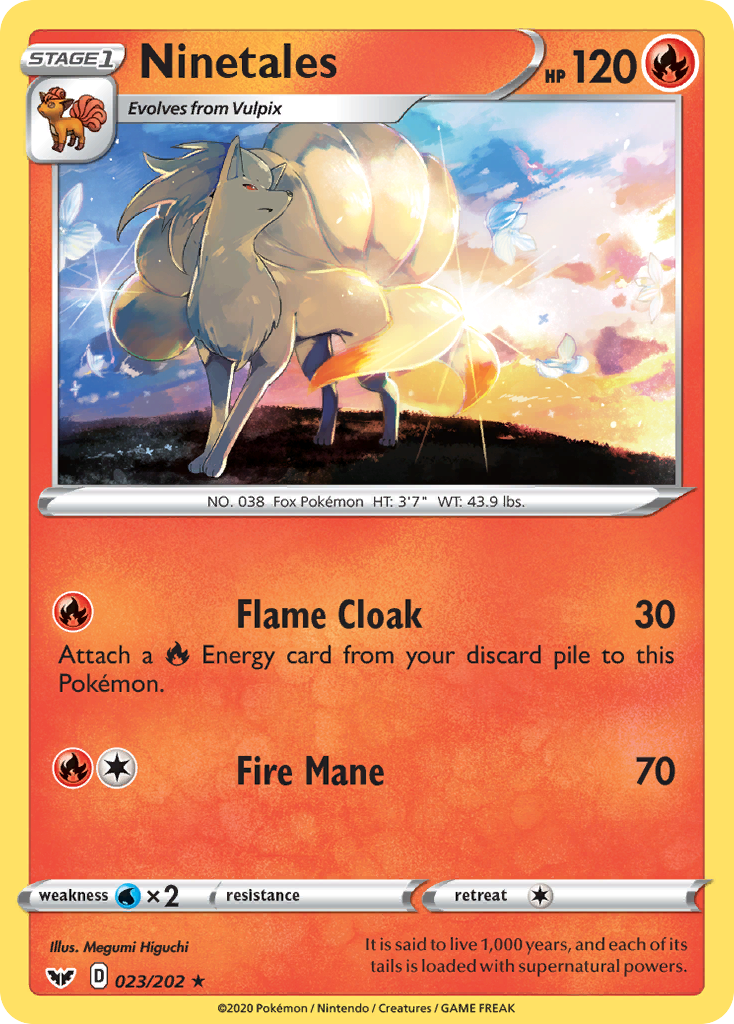 Ninetales (023/202) [Sword & Shield: Base Set] | Good Games Adelaide SA