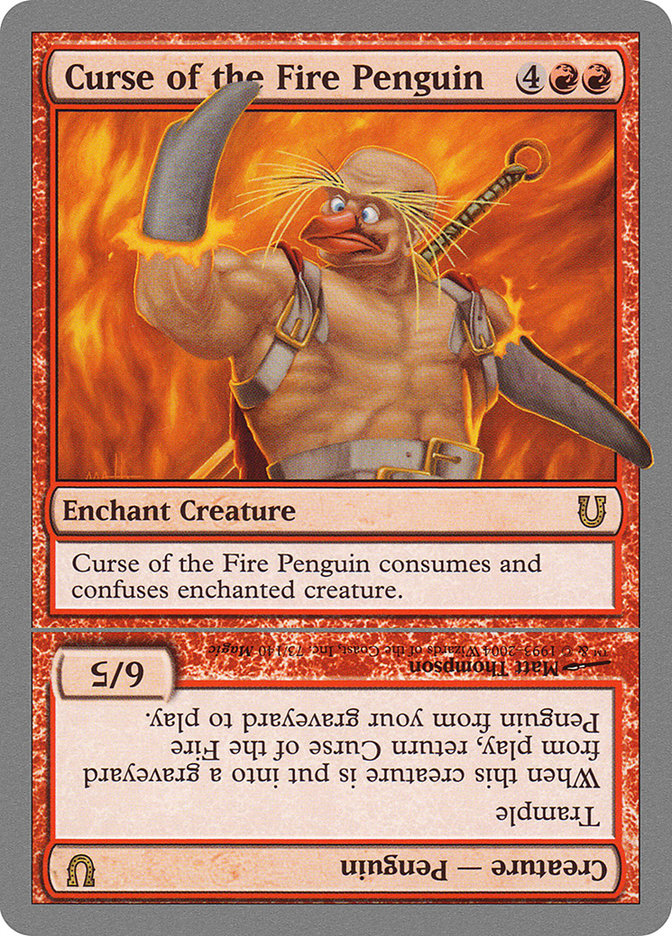 Curse of the Fire Penguin // Curse of the Fire Penguin Creature 73 (Unhinged)  | Good Games Adelaide SA