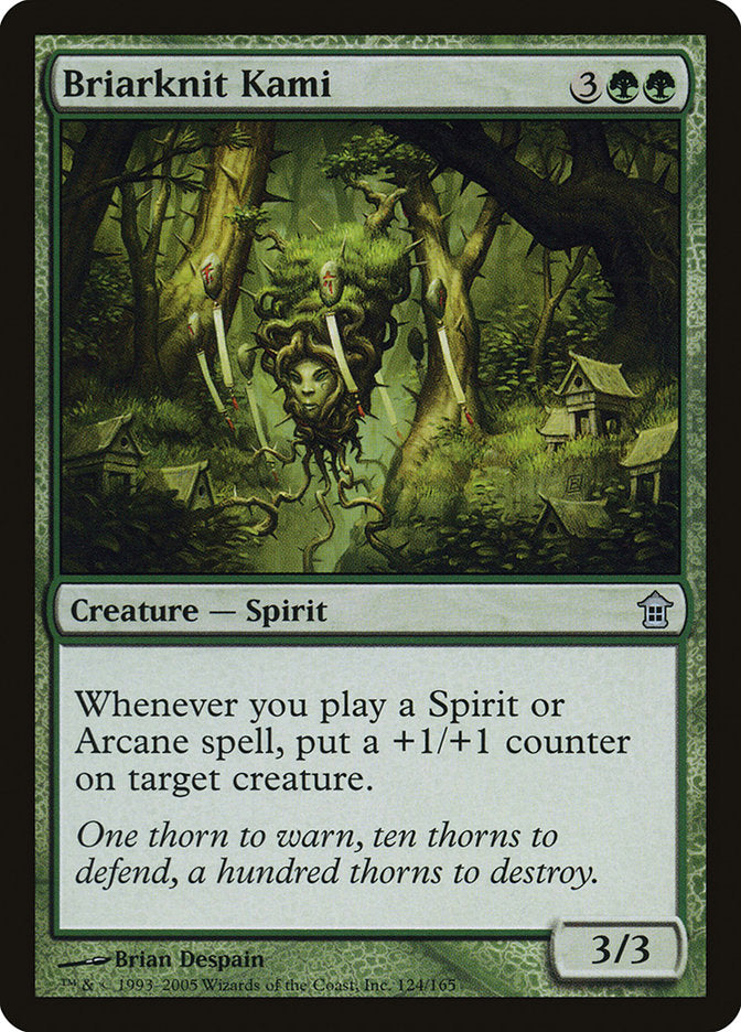 Briarknit Kami 124 (Saviors of Kamigawa)  - Foil | Good Games Adelaide SA