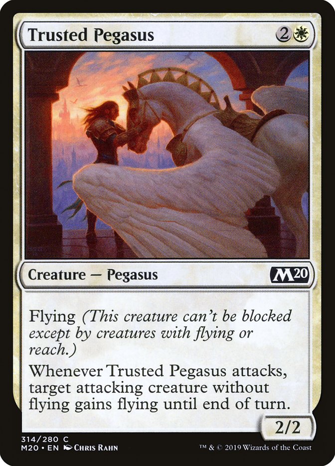 Trusted Pegasus [Core Set 2020] | Good Games Adelaide SA
