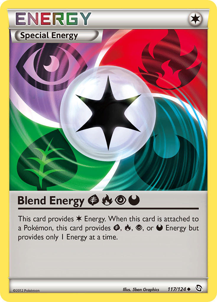 Blend Energy GrassFirePsychicDarkness (117/124) [Black & White: Dragons Exalted] | Good Games Adelaide SA