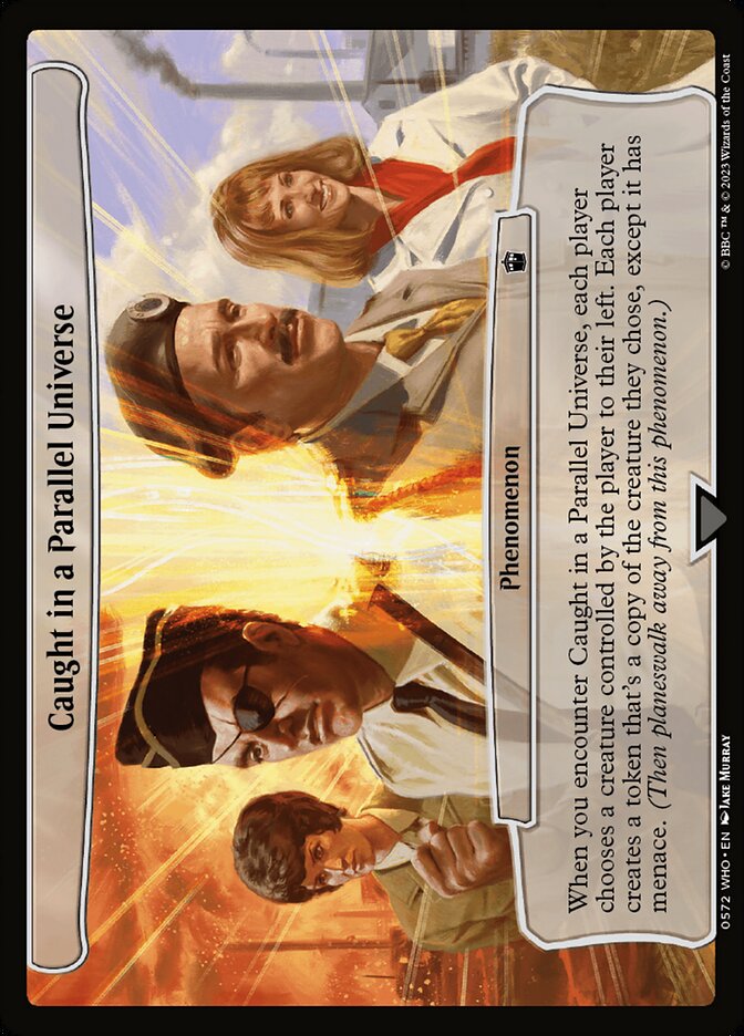 Caught in a Parallel Universe 572 (Planechase: Universes Beyond: Doctor Who)  | Good Games Adelaide SA