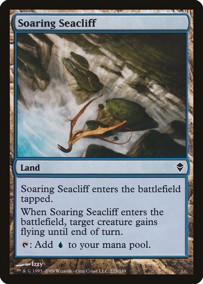 Soaring Seacliff 225 (Zendikar)  - Foil | Good Games Adelaide SA