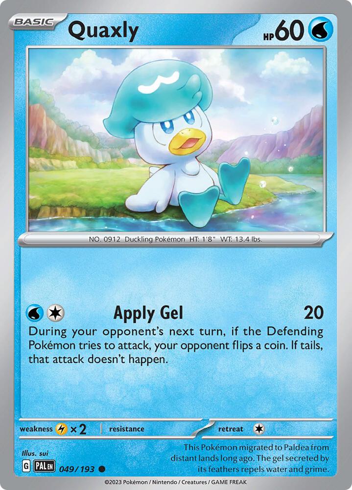 Quaxly 049/193 (SV02: Paldea Evolved)  | Good Games Adelaide SA