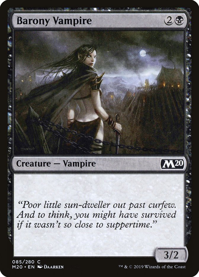 Barony Vampire [Core Set 2020] | Good Games Adelaide SA