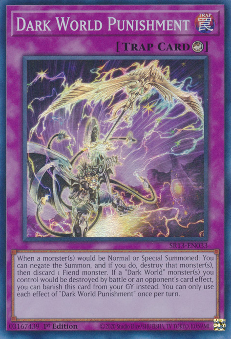 Dark World Punishment [SR13-EN033] Super Rare | Good Games Adelaide SA