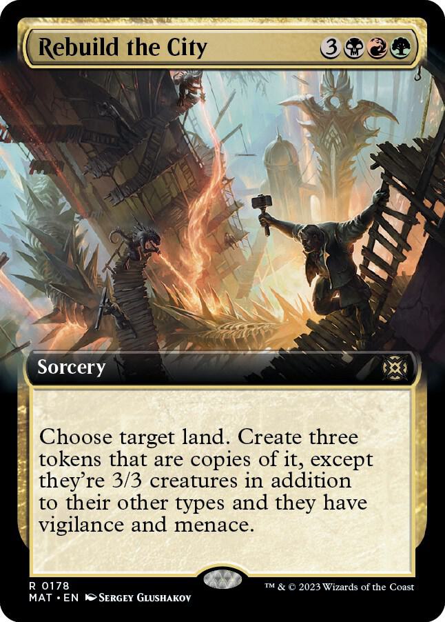 Rebuild the City 178 (March of the Machine: The Aftermath)  - Extended Art Foil | Good Games Adelaide SA