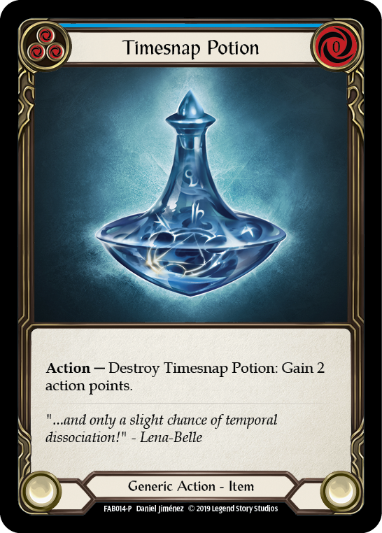 Timesnap Potion [FAB014-P] (Promo)  1st Edition Cold Foil | Good Games Adelaide SA