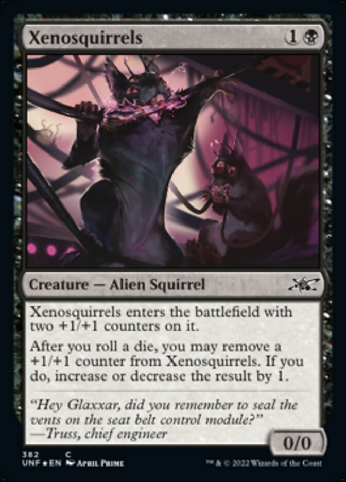 Xenosquirrels (Galaxy Foil) [Unfinity] | Good Games Adelaide SA