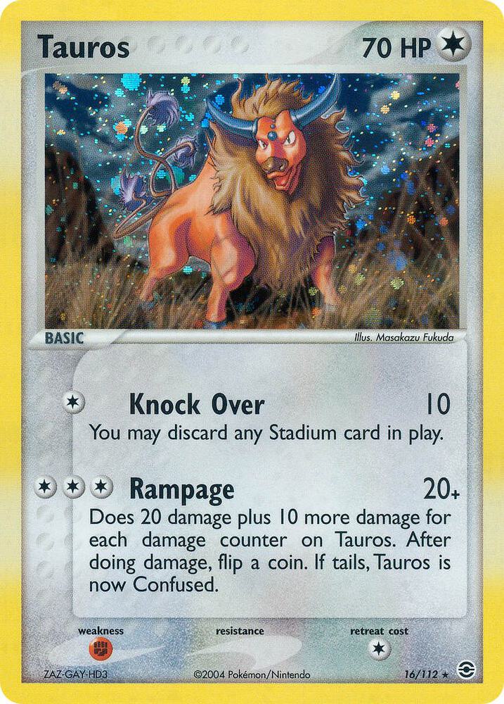 Tauros 16/112 (FireRed & LeafGreen)  | Good Games Adelaide SA