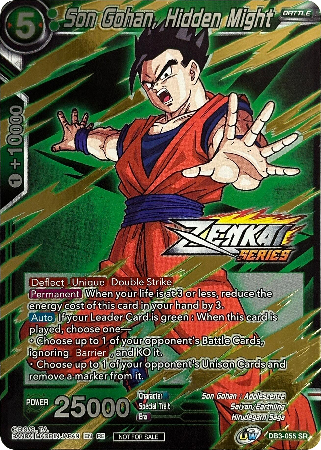 Son Gohan, Hidden Might (Event Pack 10) (DB3-055) [Tournament Promotion Cards] | Good Games Adelaide SA