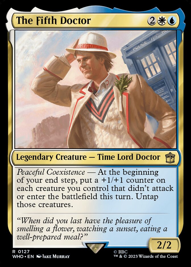 The Fifth Doctor 127 (Universes Beyond: Doctor Who)  - Foil | Good Games Adelaide SA