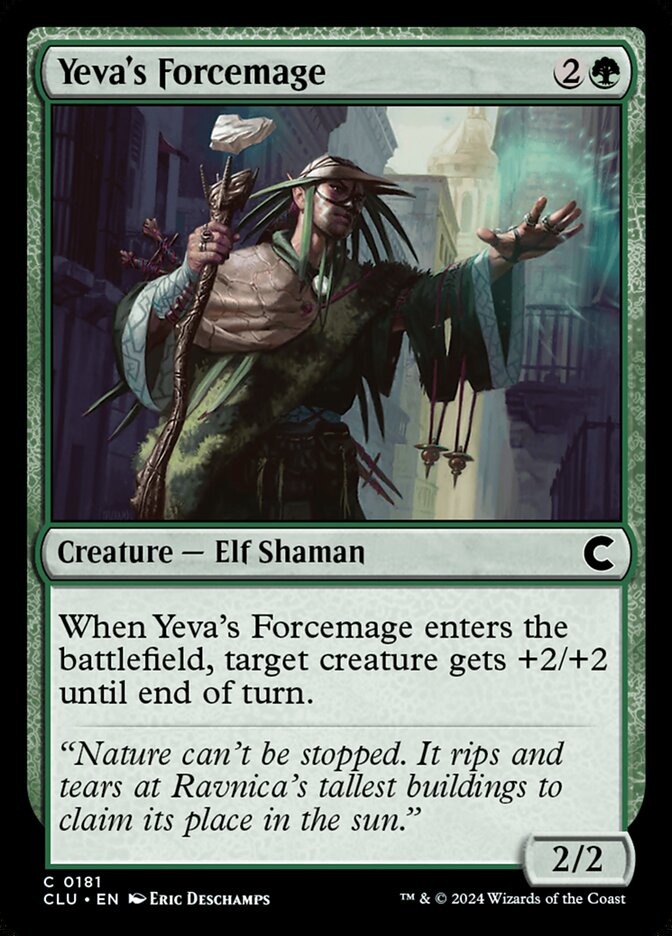 Yeva's Forcemage 181 (Ravnica: Clue Edition)  | Good Games Adelaide SA