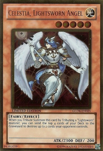 Celestia, Lightsworn Angel [GLD4-EN025] Gold Rare | Good Games Adelaide SA