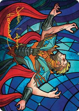 Ertai Resurrected Art Card 70 81 Gold Stamped Signature 70 (Art Series: Dominaria United)  | Good Games Adelaide SA