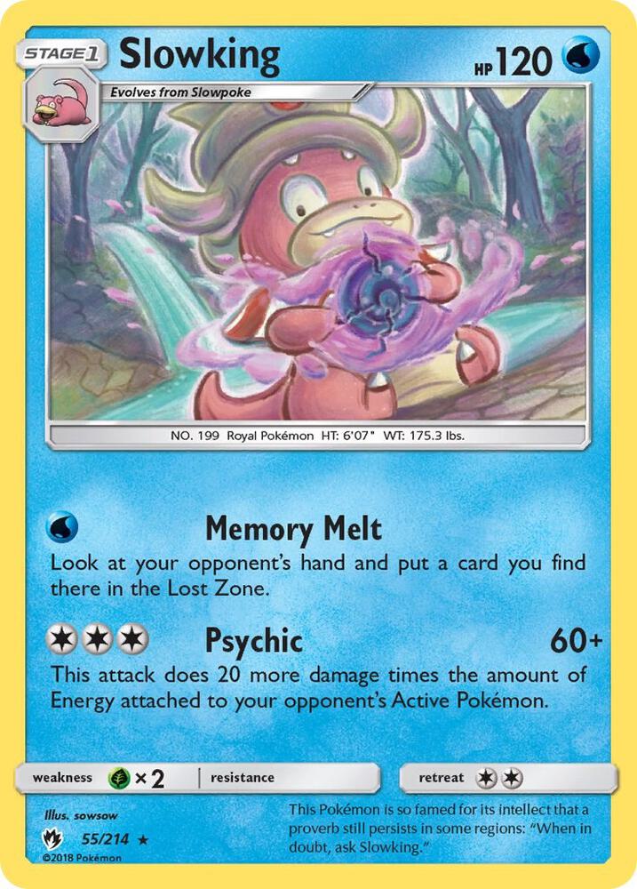 Slowking 55/214 (SM - Lost Thunder)  | Good Games Adelaide SA