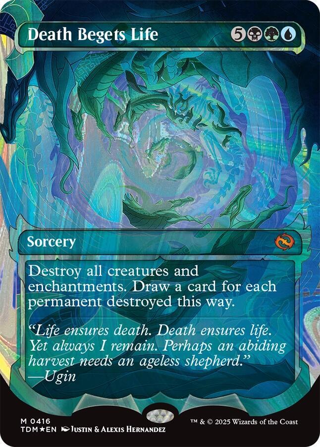Death Begets Life 416 (Tarkir: Dragonstorm)  - Foil | Good Games Adelaide SA
