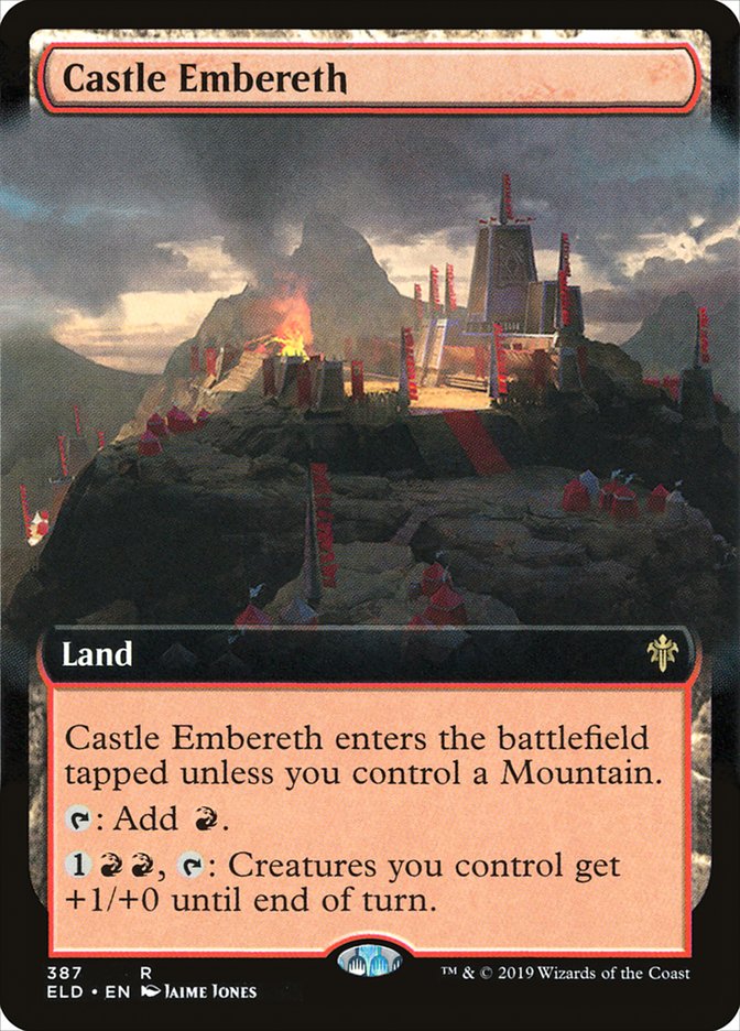 Castle Embereth (Extended Art) [Throne of Eldraine] | Good Games Adelaide SA