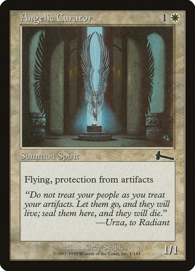 Angelic Curator 1 (Urza's Legacy)  - Foil | Good Games Adelaide SA