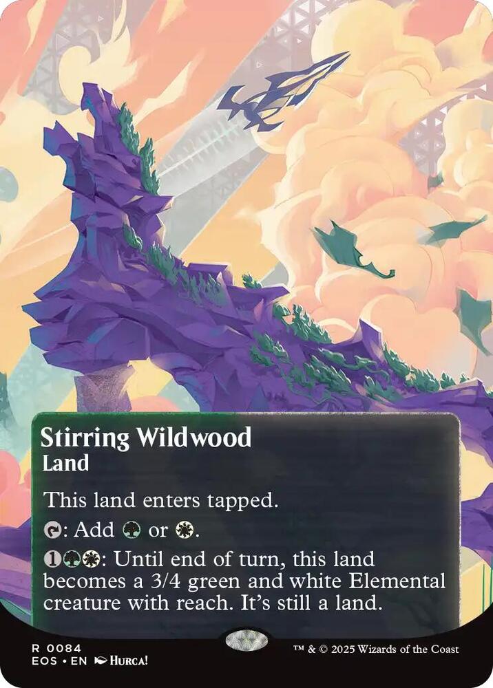 Stirring Wildwood  84/0 (Edge of Eternities: Stellar Sights)  - Borderless | Good Games Adelaide SA