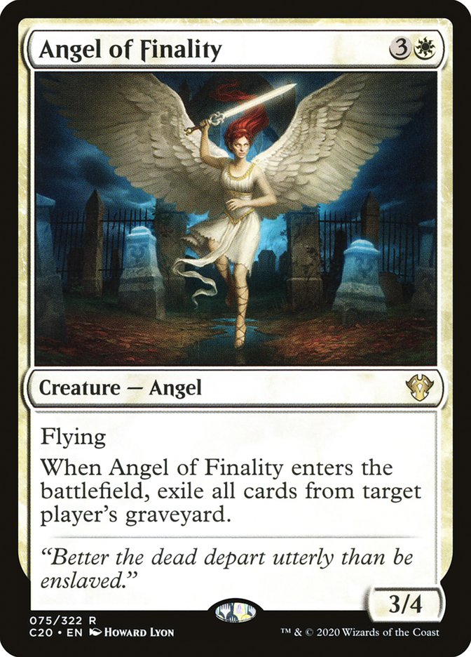 Angel of Finality [Commander 2020] | Good Games Adelaide SA