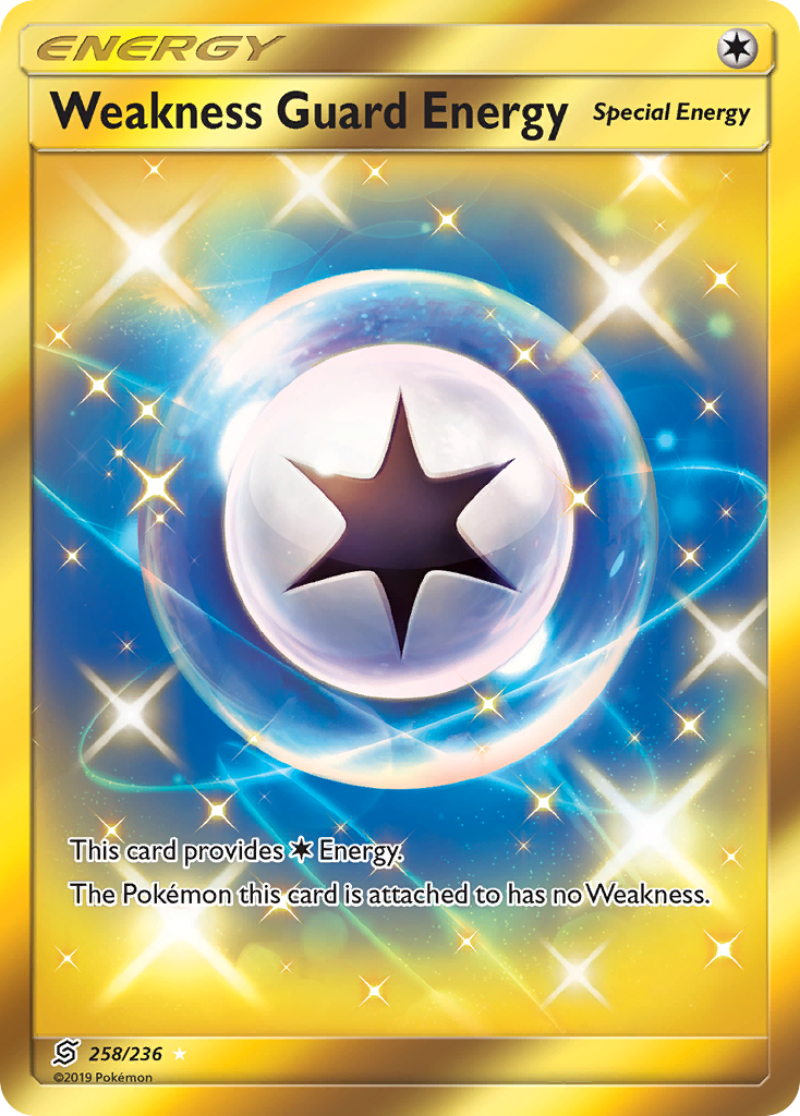 Weakness Guard Energy (258/236) [Sun & Moon: Unified Minds] | Good Games Adelaide SA
