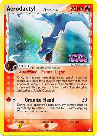Aerodactyl (35/110) (Delta Species) (Stamped) [EX: Holon Phantoms] | Good Games Adelaide SA
