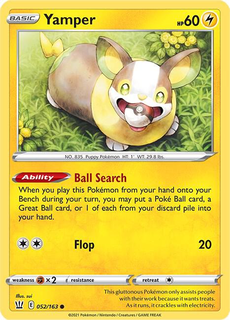 Yamper 052/163 (SWSH05: Battle Styles)  | Good Games Adelaide SA