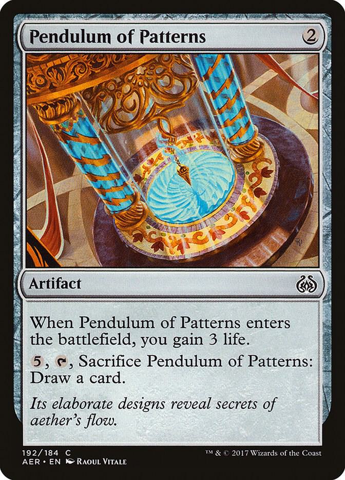 Pendulum of Patterns 192 (Aether Revolt)  | Good Games Adelaide SA