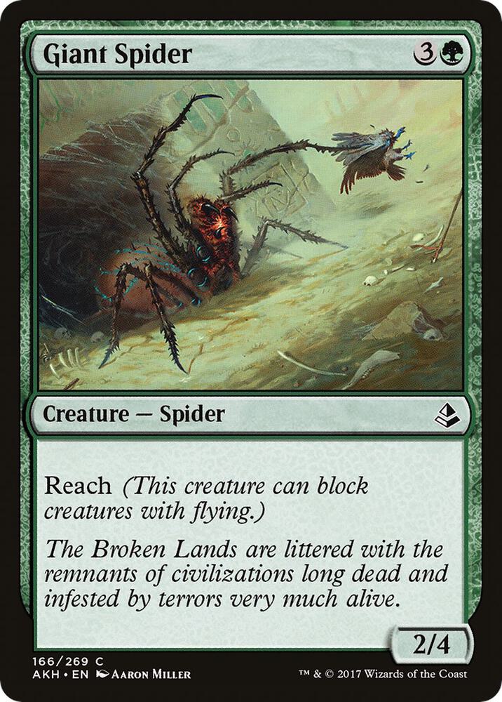 Giant Spider 166 (Amonkhet)  - Foil | Good Games Adelaide SA