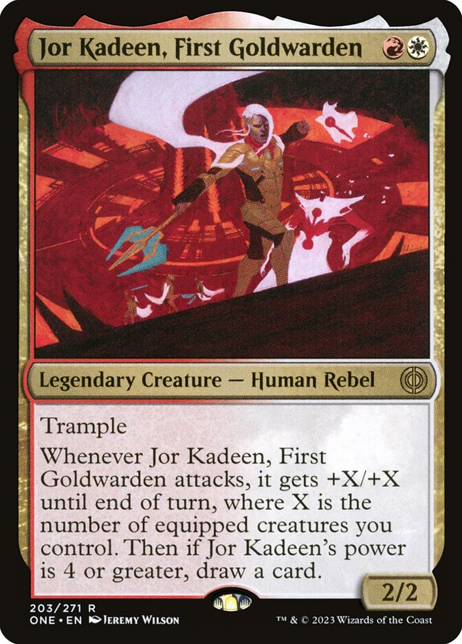Jor Kadeen, First Goldwarden 203 (Phyrexia: All Will Be One)  - Foil | Good Games Adelaide SA