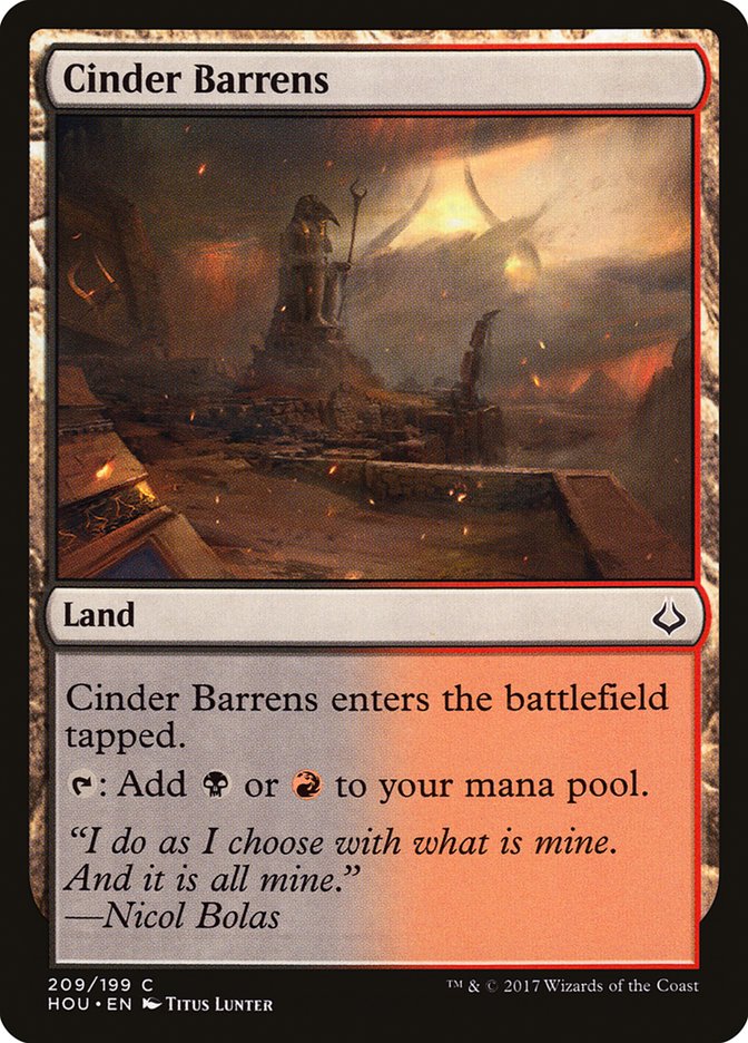 Cinder Barrens [Hour of Devastation] | Good Games Adelaide SA