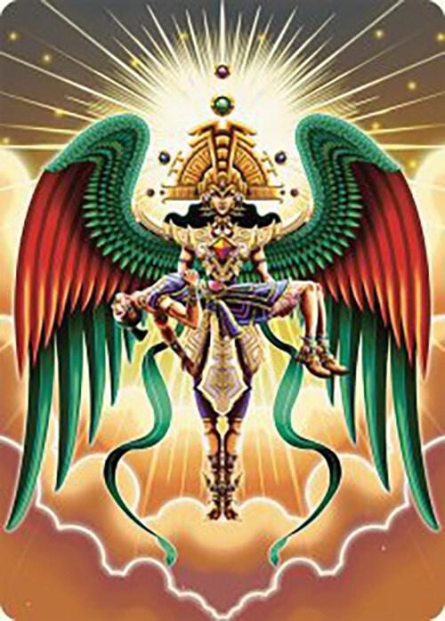 Resplendent Angel Art Card 59 81 59 (Art Series: The Lost Caverns of Ixalan)  | Good Games Adelaide SA