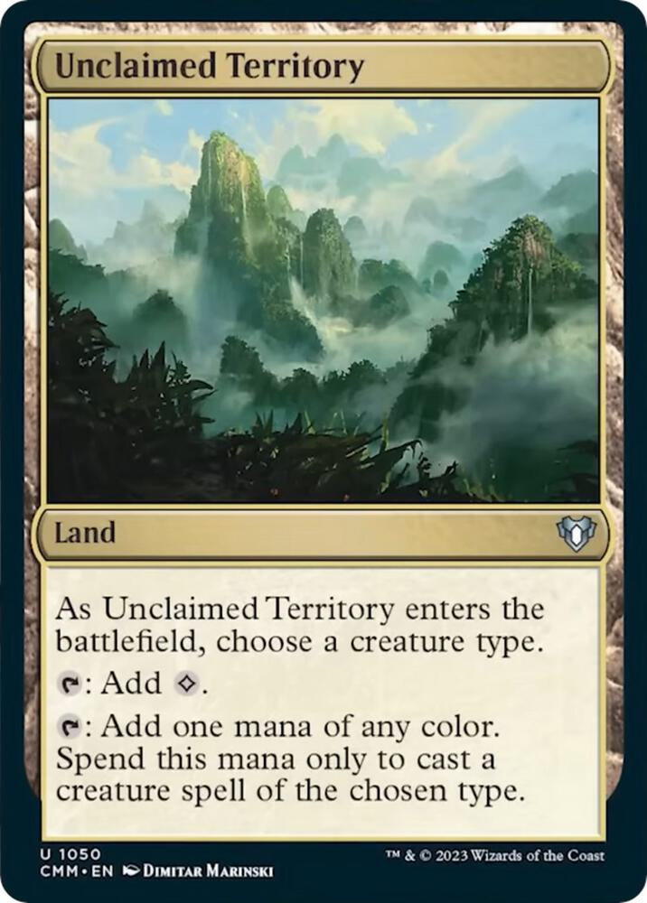 Unclaimed Territory 1050 (Commander Masters)  | Good Games Adelaide SA